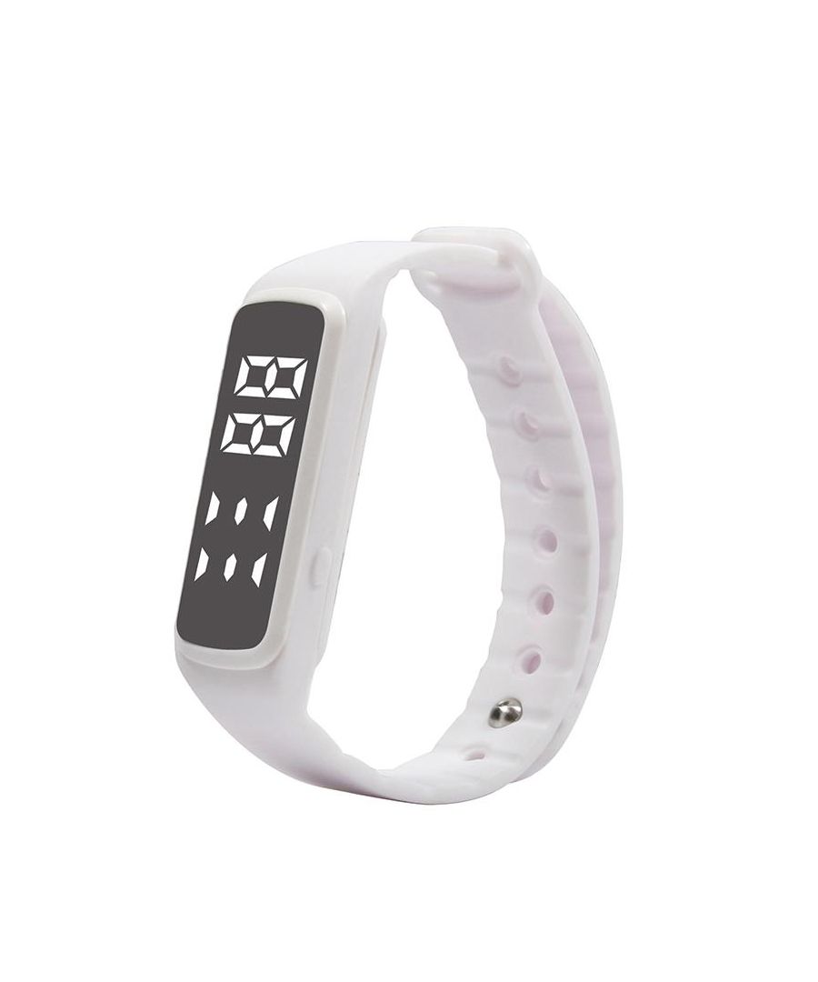 Image for Aquarius AQ114 Teen Fitness Activity 3D Pedometer LED Tracker White