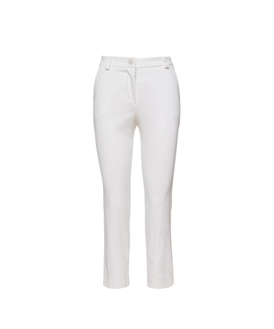 Image for White Gabardine Pants