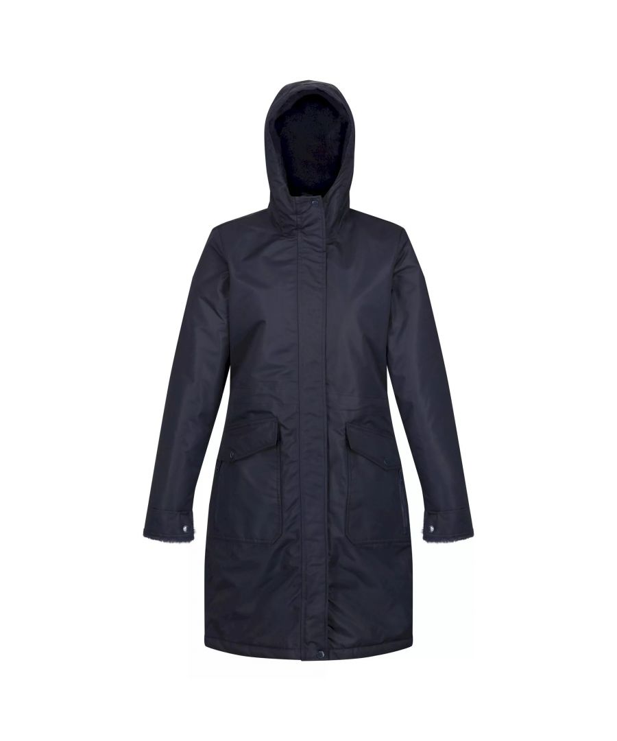Regatta Womens/Ladies Romine Waterproof Parka (Navy) - Size 10 UK
