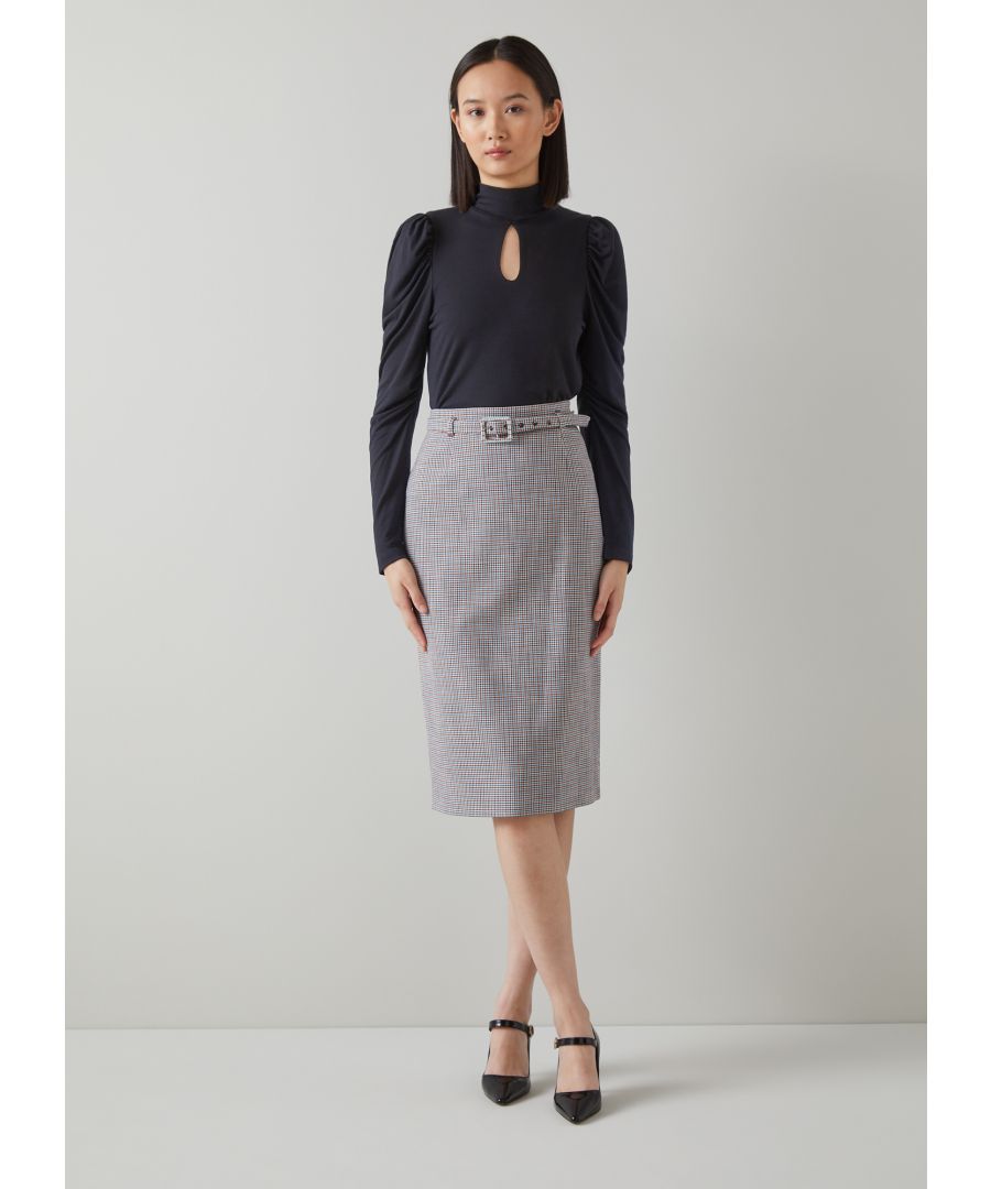 Reclaimed Vintage Inspired jersey flippy skirt in gray - part of a
