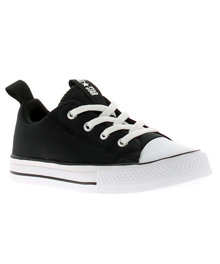 Image for Converse ctas superplay younger boys infants canvas shoes pumps trainers black