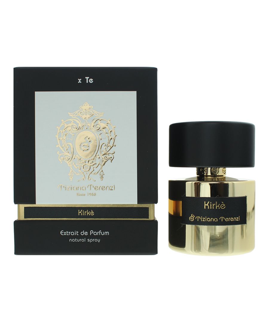 Tiziana Terenzi Kirke is a mesmerizing chypre fruity fragrance that captures the essence of enchantment and seduction, launched in 2015. The fragrance opens with a captivating blend of fruity accords that immediately command attention. Juicy passionfruit and luscious pear, raspberry, cassis and sand create a vibrant and invigorating introduction, while the sweet and succulent notes of peach add a touch of fruity allure. As the scent develops, the heart reveals a rich and opulent touch of lily-of-the-valley, exuding an aura of feminine sensuality and seduction. The base notes exude a sense of depth and seductive power. The sweet hint of heliotrope merges with the warm and creamy embrace of sandalwood, creating an irresistible and captivating foundation. The seductive allure of amber and the lingering essence of vanilla, patchouli and musk add a touch of sensuality, leaving a trail of enchantment wherever you go.