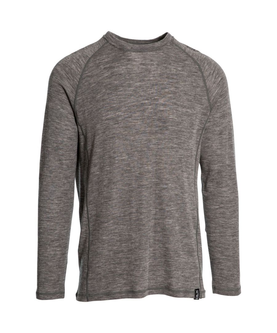Long sleeve. Round neck. Flat seams for comfort. Branded boxed packaging. Natural wicking.  properties. 100% merino wool. Trespass Mens Chest Sizing (approx): S - 35-37in/89-94cm, M - 38-40in/96.5-101.5cm, L - 41-43in/104-109cm, XL - 44-46in/111.5-117cm, XXL - 46-48in/117-122cm, 3XL - 48-50in/122-127cm.