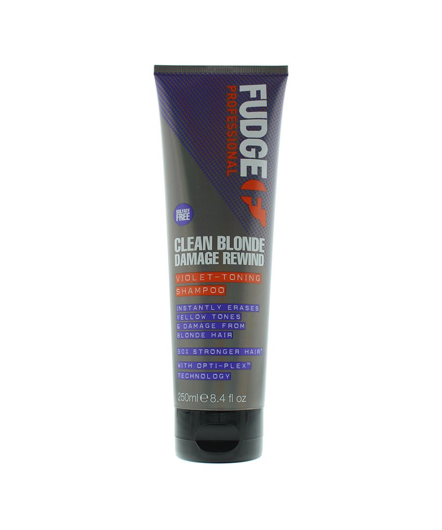 Image for Fudge Clean Blonde Damage Rewind Violet-Toning Shampoo 250ml