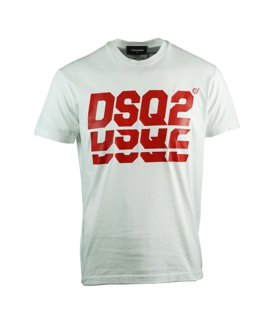 Image for Dsquared2 Layered Logo Cool Fit White T-Shirt