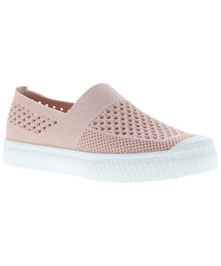 Wynsors Aria Womens Flat Shoes Light Pink. Manmade Upper. Manmade Lining. Synthetic Sole. Perfect shoes for in the water at the beach/sea or on holiday by the pool. Comfortable and casual.