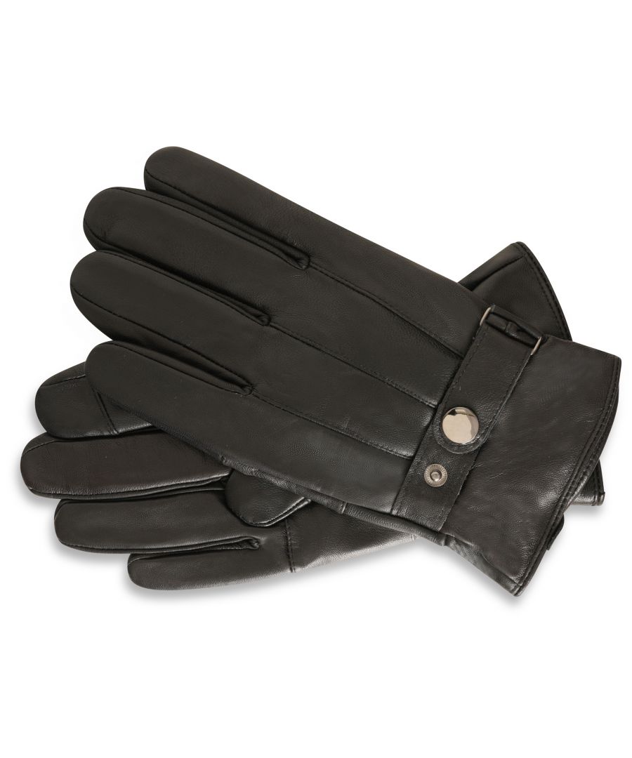 Simple and chic, these sheep leather gloves from Barneys Originals feature a subtle adjustable strap on the cuff.