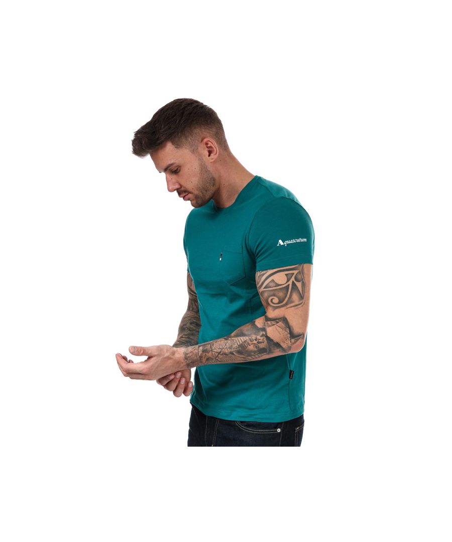 Aquascutum Sleeve Logo Green T-Shirt