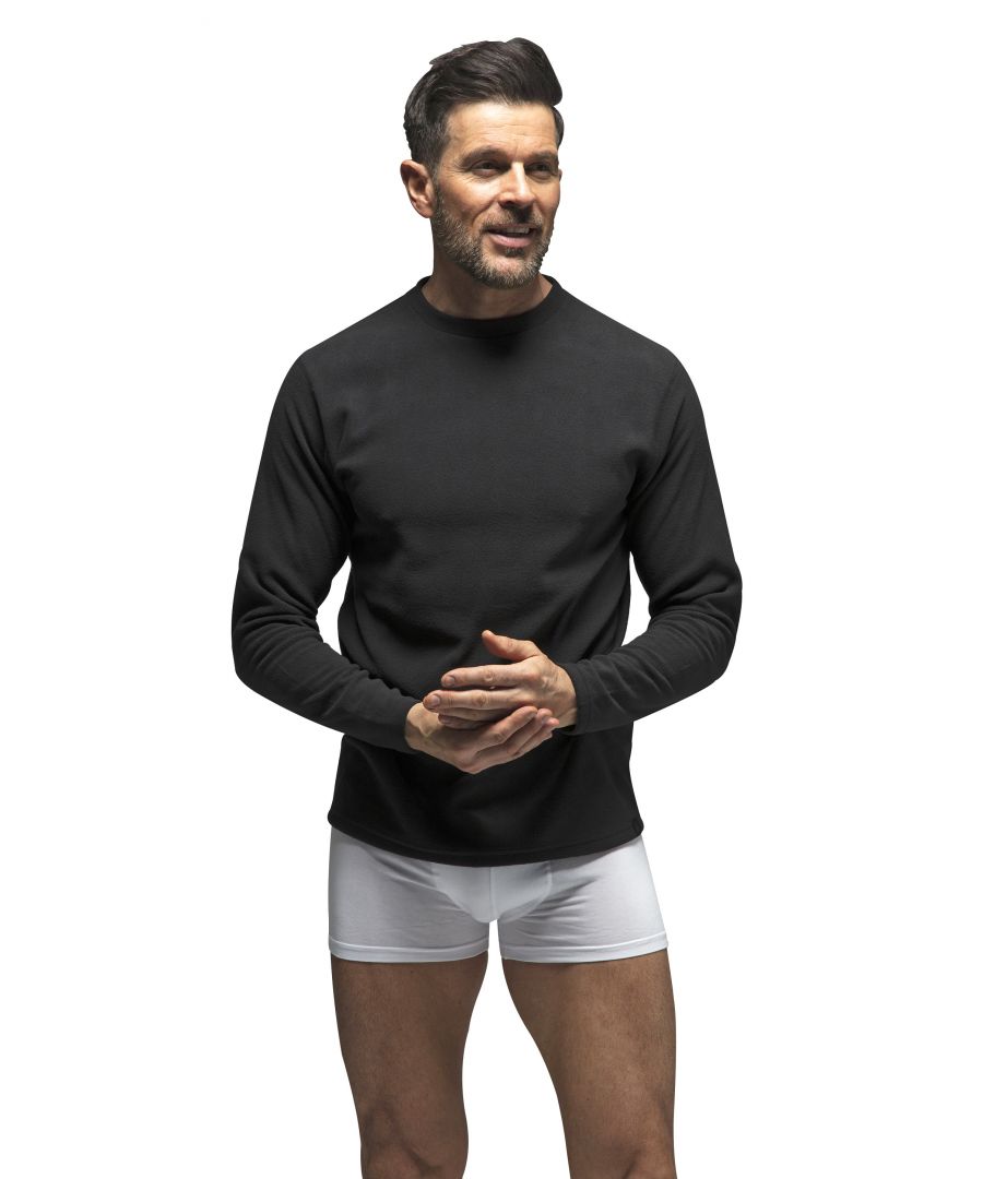 Men’s Heat Holders Performance Base Layer TopWhen the bitter cold weather hits and wrapping up with hats, gloves and coats aren’t enough you need something better suited for the job of keeping you warm. These Men’s Performance Layer Thermal Tops are ideal at keeping warm air close to the skin.With an easy fit design to go under your clothes for a smooth slim-fitting thermal base layer for the colder days where one layer isn't enough! WIth 3 different types of thickness: Warm, X-Warm & XX-Warm you have plenty of choice to pick the right amount of warmth for you.The technical construction of this thermal underwear, along with its supportive fit, have been designed so that it effortlessly shapes and works with your body's natural contours, providing the best fit possible - making it hardly noticeable under your clothing. The base layer is made of a lovely soft fabric, which helps to add that extra bit of warmth and makes it extremely soft for added comfort to the garment.This thermal underwear crew top comes in one colour: Black, Available in 5 sizes: Small, Medium, Large, X-Large & XX-Large, all with the 3 different thicknesses available. There are matching long johns also available in separate listings. We even offer ladies sizes/colours as well.Extra Product DetailsMen’s Performance TopThermal Underwear Base LayerSuper soft & comfortableTechnical constructionSupportive FitSeamless bodyExtra warm5 Sizes Available3 Different ThicknessesMatching Long Johns Available- Original/Lite - 100% Polyester- Ultra Lite - 84% Polyester, 16% Elastane
