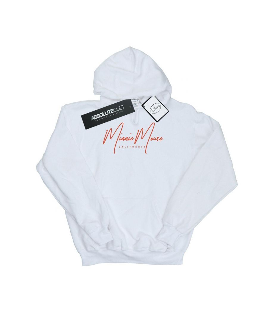 Disney Womens/Ladies Mickey Mouse California Hoodie (White) - Size 2XL