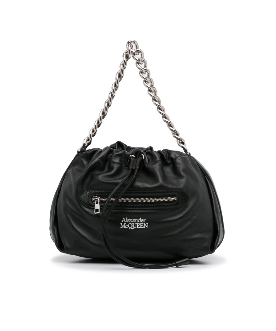 Alexander Mcqueen Pre-Owned Womens Vintage The Ball Bundle Bag Black Calf Leather - One Size