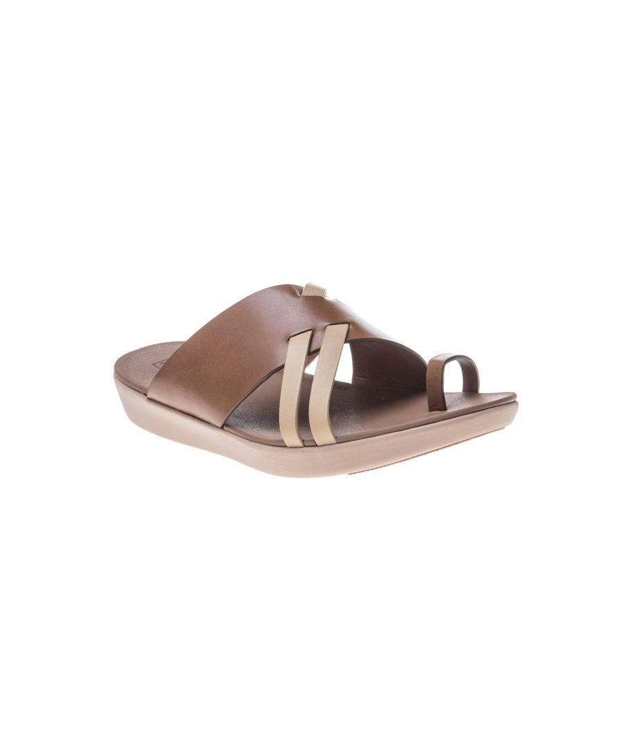 Image for Fitflop Loopy Leather Slide Sandals