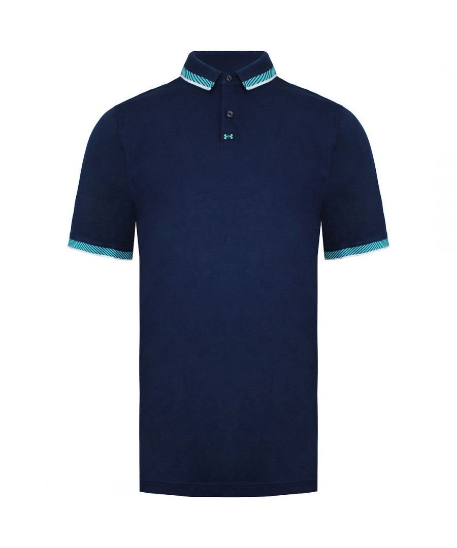 Under Armour Ace Mens Navy Blue Polo Shirt – Size Medium