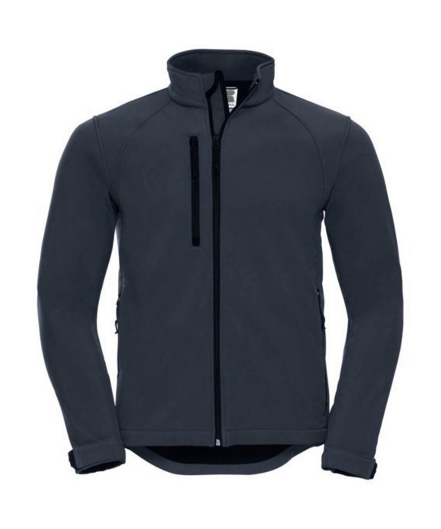 Russell Mens Water Resistant & Windproof Softshell Jacket (French Navy)