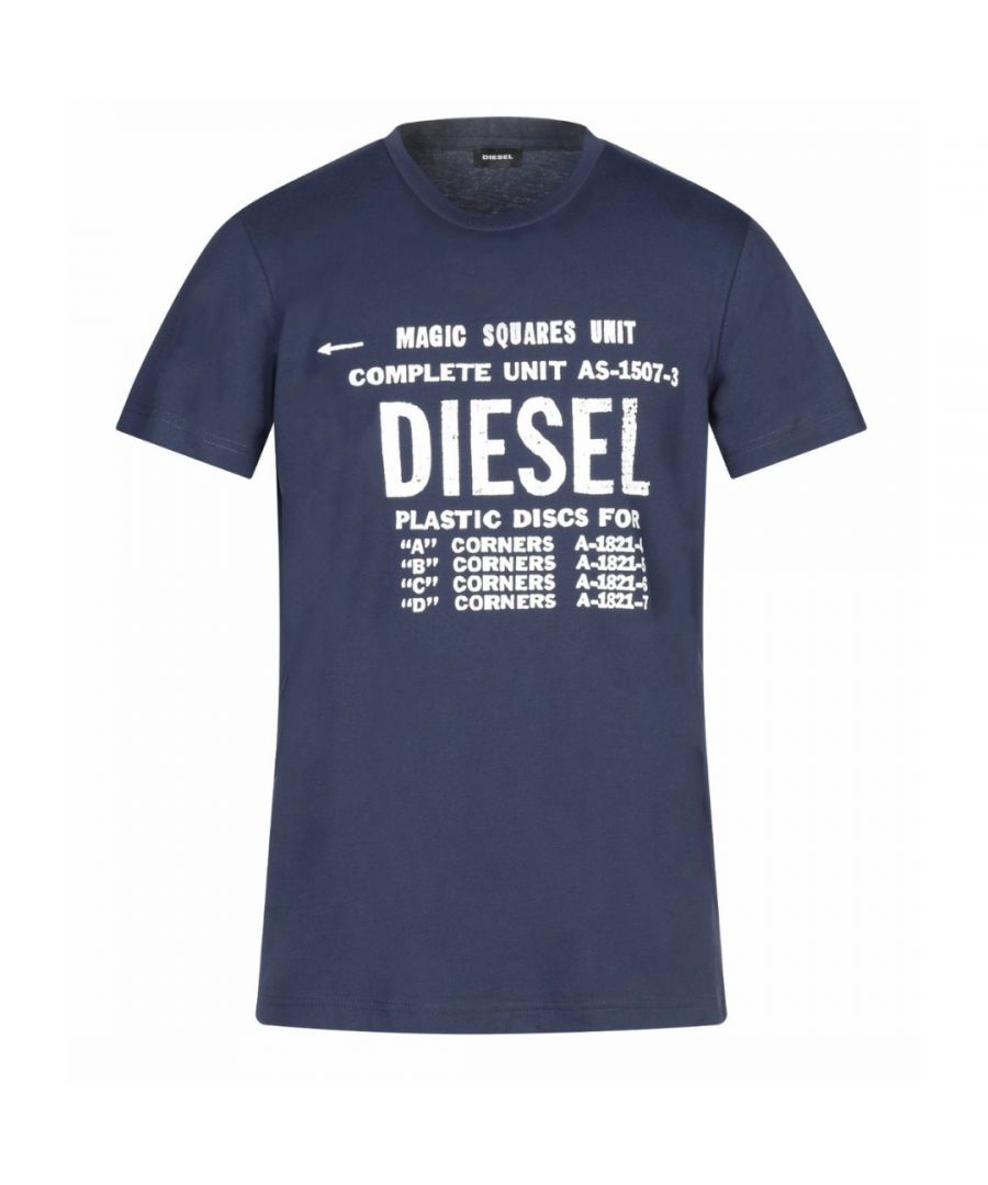 Diesel T-Diego-B6 Blue T-Shirt