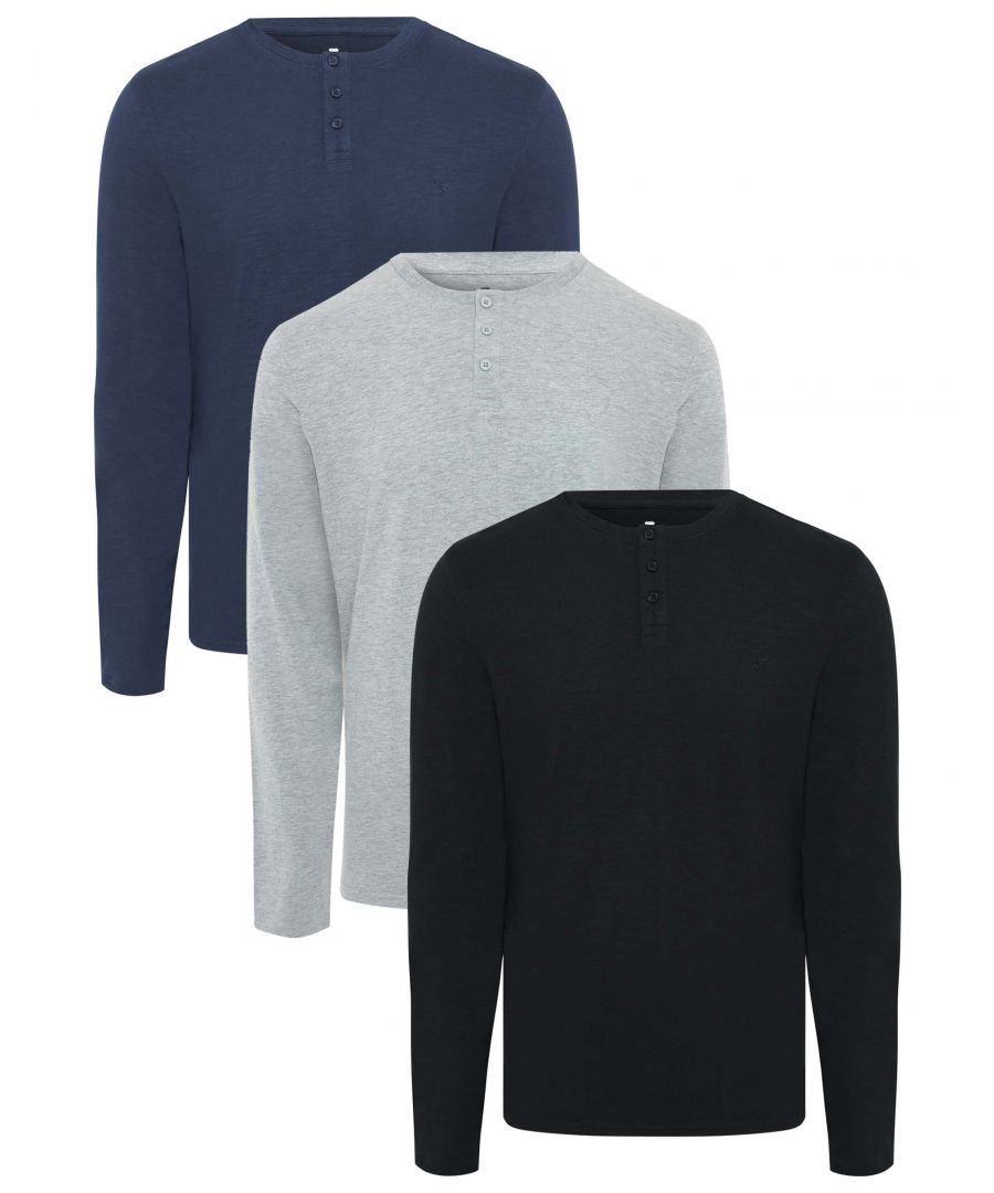 Image for 3 Pack Cotton 'Grandad' Long Sleeve T Shirts