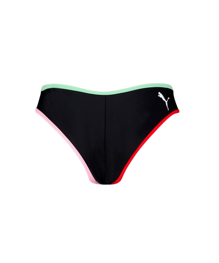 Puma Womens Swimming Briefs - Black - Size X-Small