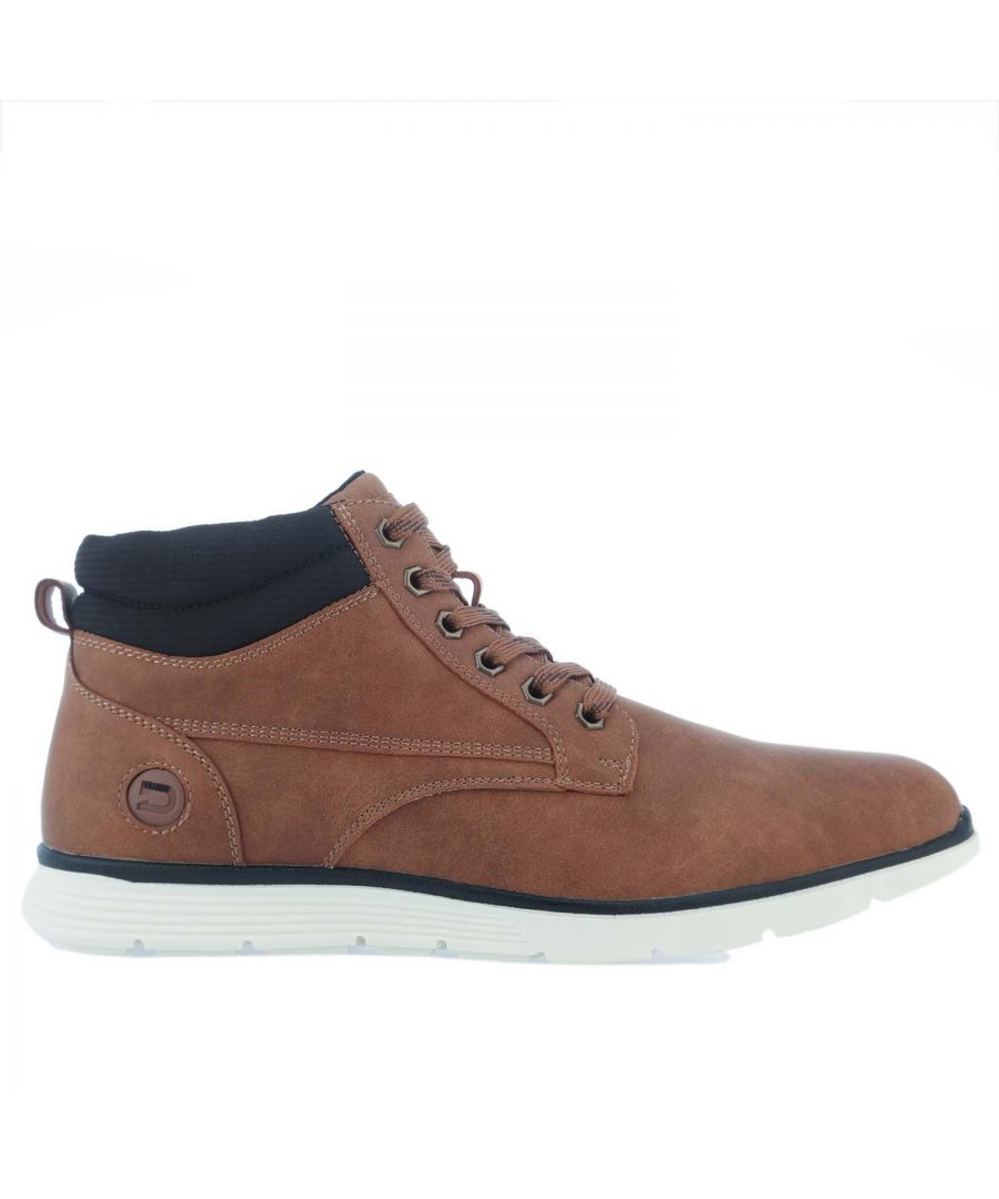 Mens Deakins Rockcliffe Casual Boot in tan.- Synthetic and textile upper- Lace up fastening. - Padded collar.- Heel pull.- Branding to the tongue and side.- Rubber sole.- Synthetic upper  Textile and Synthetic lining.- Ref:ROCKCLIFFETAN