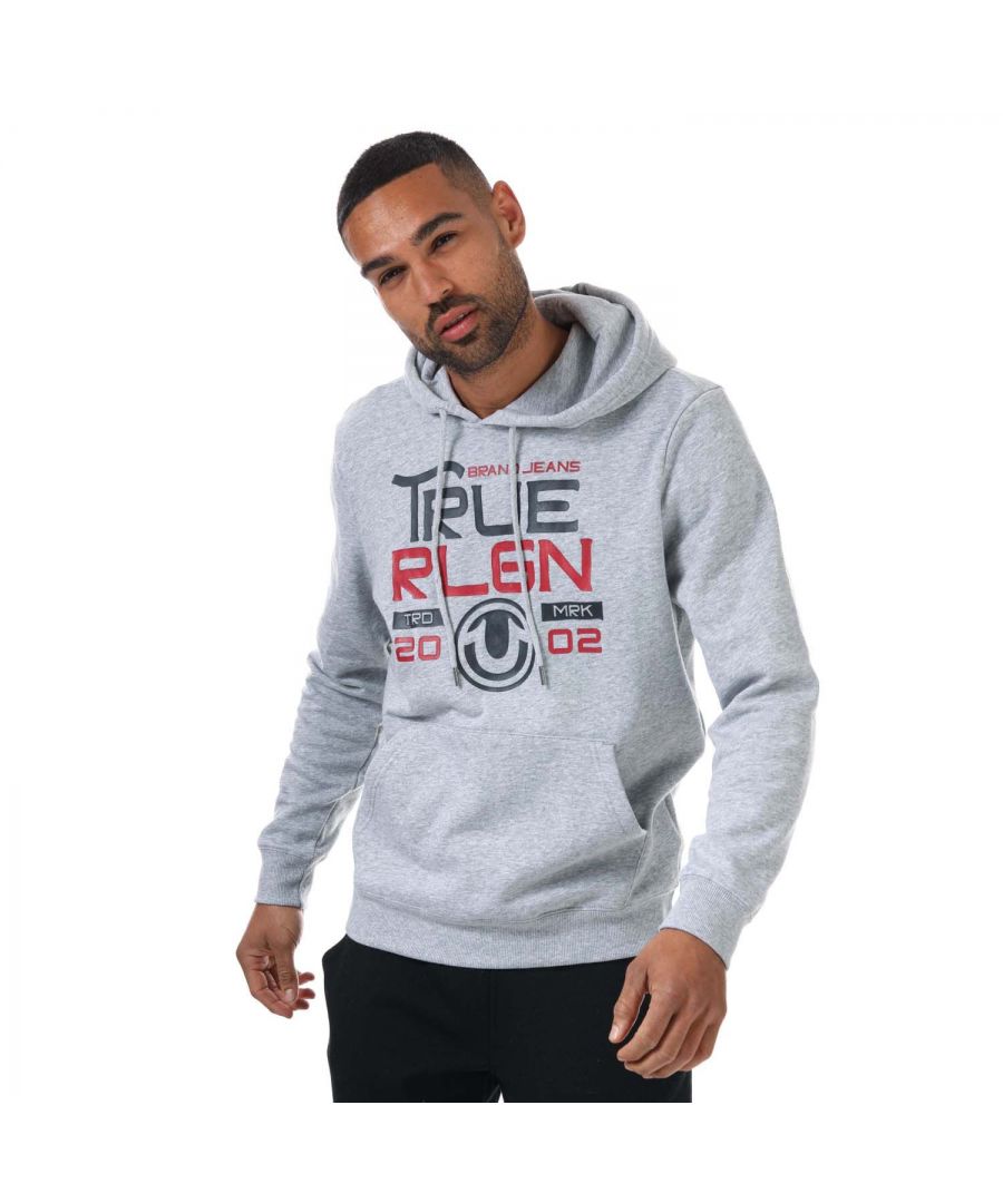 True Religion hoodie voor heren, grijs