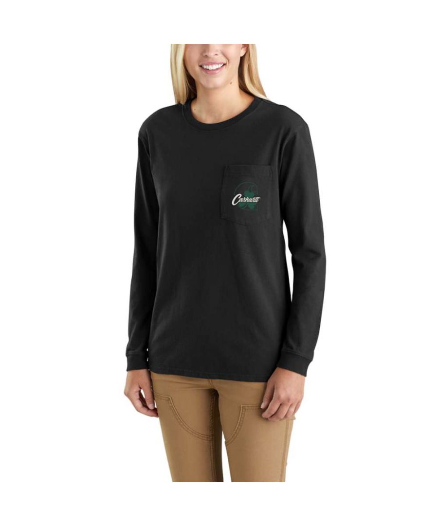 *Sizing Note* Carhartt are more generously sized, you may need to consider dropping down a size from your traditional workwear clothing. Women's Loose Fit T-Shirt with Shamrock Graphic