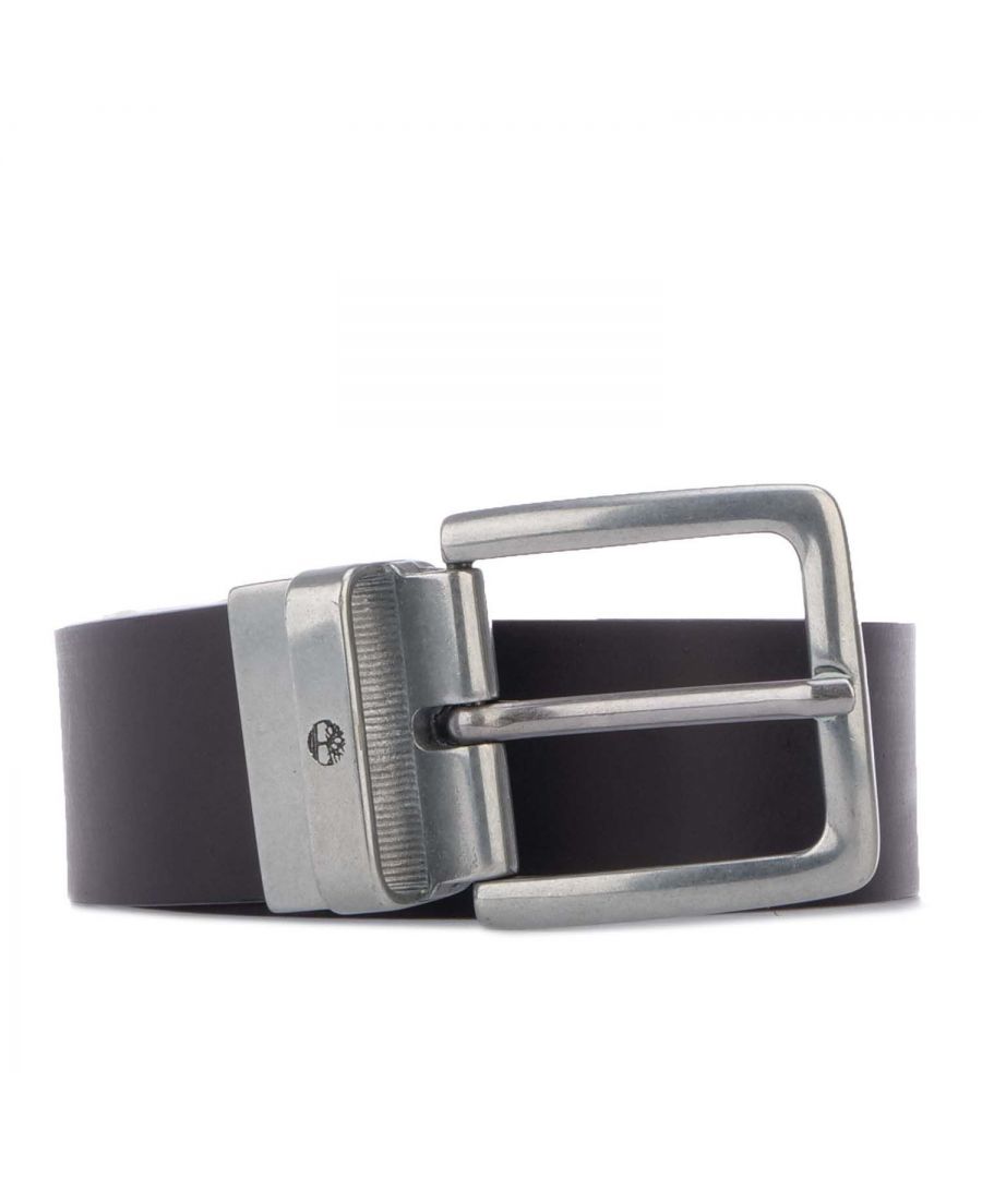 Mens Reversible Belt in Black.- Metal buckle.- Printed branding.- 100% leather.- Ref: A1BZJ0011