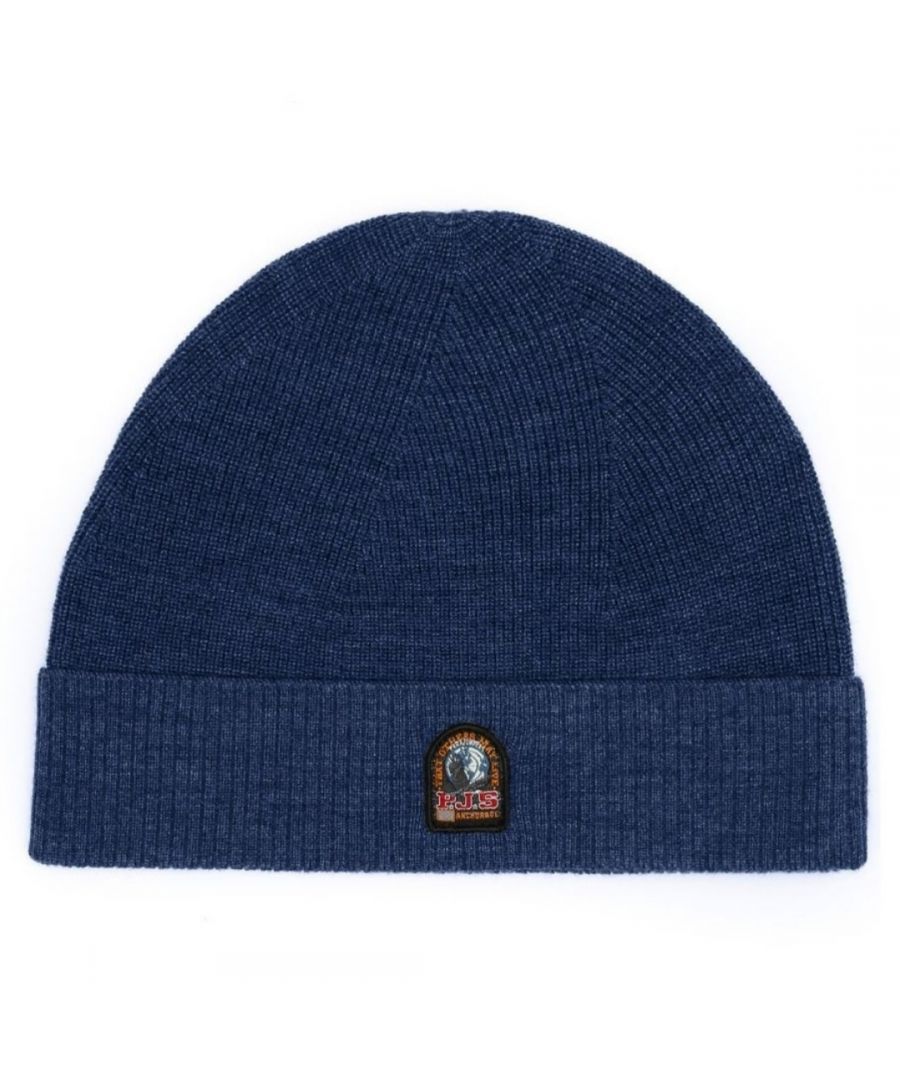 Parajumpers Mens Basic Hat Navy Peony - Blue - Size M
