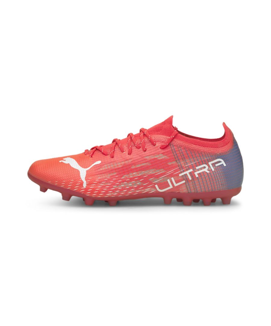 Puma Mens ULTRA 1.3 MG Football Boots Soccer Shoes - Pink - Size UK 6