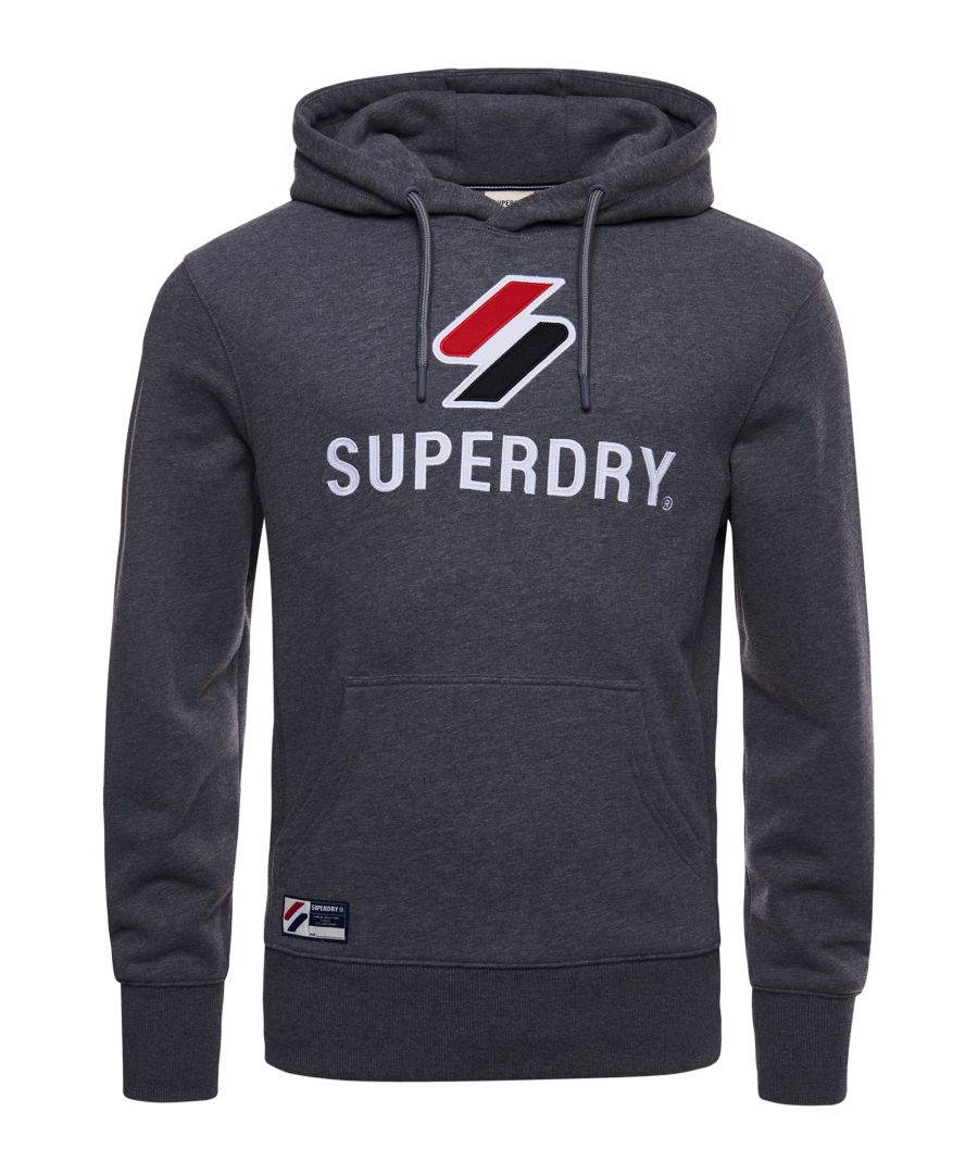 Image for SUPERDRY Code Logo Applique Hoodie