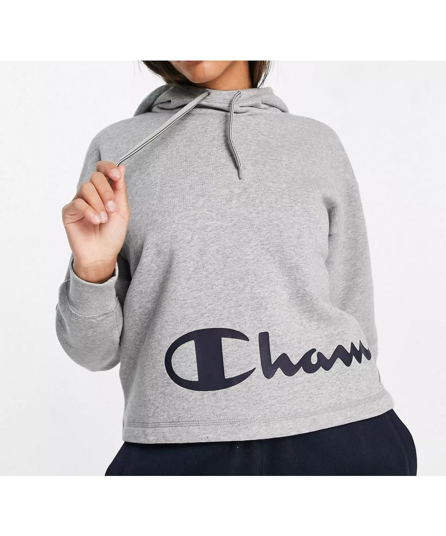 Hoodie dameskampioen in grijs