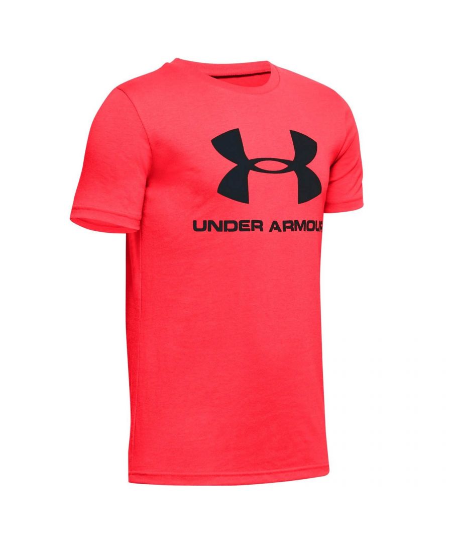 Image for Under Armour Sportstyle Logo Kids T-Shirt Red - YS
