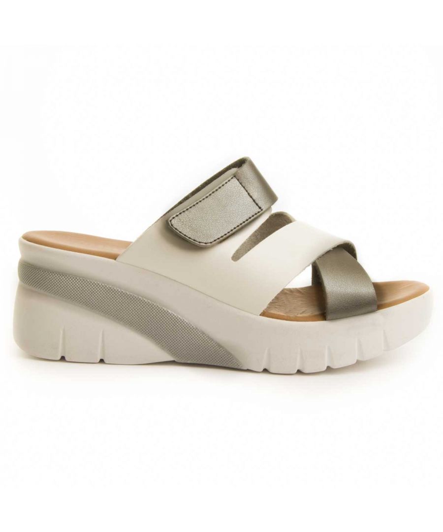 Image for Confortable wedge sandal Montevita in White