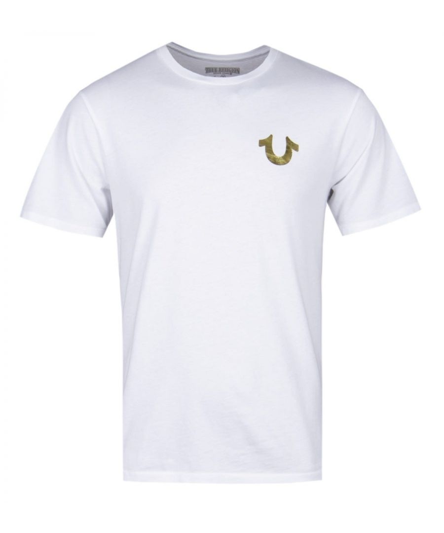 Image for True Religion Gold Buddha White T-Shirt