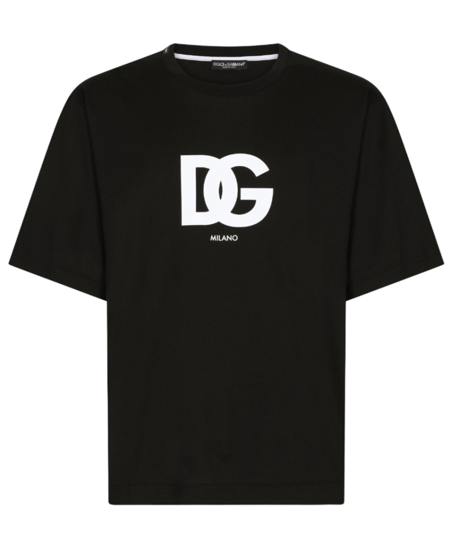 Dolce & Gabbana DG Milano T-shirt met logoprint in zwart