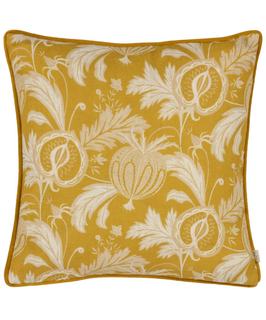 If you love a touch of nature in a traditional style, then look no further than the Chatsworth Heirloom cushion. Adorned with swirling monotone printed country based fruits, fronds and florals, which are set on a soft-toned background and printed onto soft polylinen fabric. A cushion which adds a touch of subtle traditional elegance to your home.