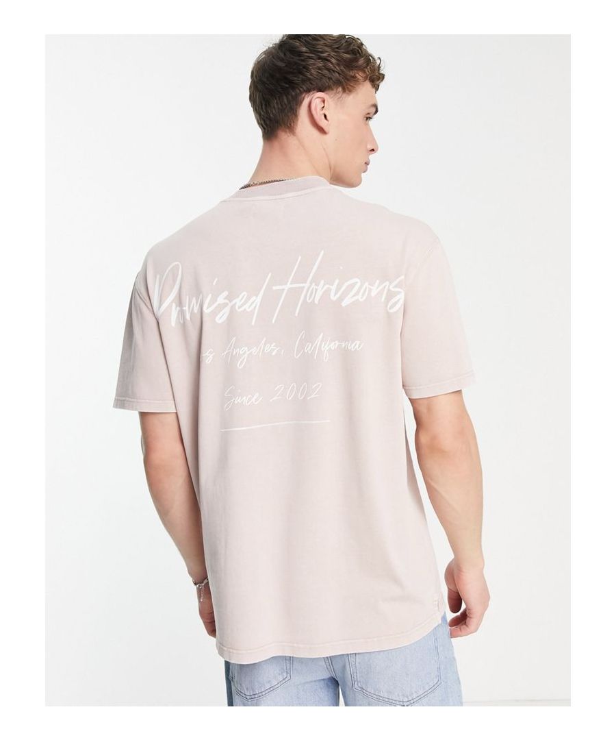 T-shirt by Topman The scroll is over Crew neck Short sleeves Text print to back Oversized fit Sold by Asos