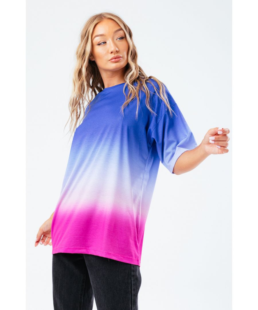 Make a statement in the HYPE. Women's T-Shirt. Designed in our standard women's tee shape with a soft touch fabric base for the ultimate comfort. Finished with a crew neckline and short sleeves. Wear with jeans and jacket for a casual-smart fit or joggers for a casual look. Machine wash at 30 degrees.