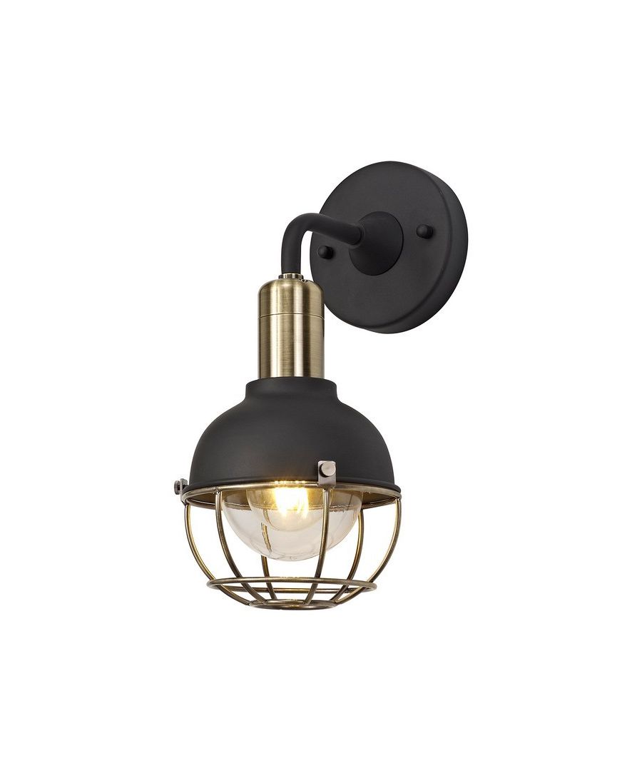 Finish: Brushed Bronze, Matt Black | Shade Finish: Clear | IP Rating: IP65 | Height (cm): 34.5 | Width (cm): 15 | Projection (cm): 19 | No. of Lights: 1 | Lamp Type: E27 | Dimmable: Yes - Dimmable Lamps Required | Wattage (max): 25W | Weight (kg): 0.9kg