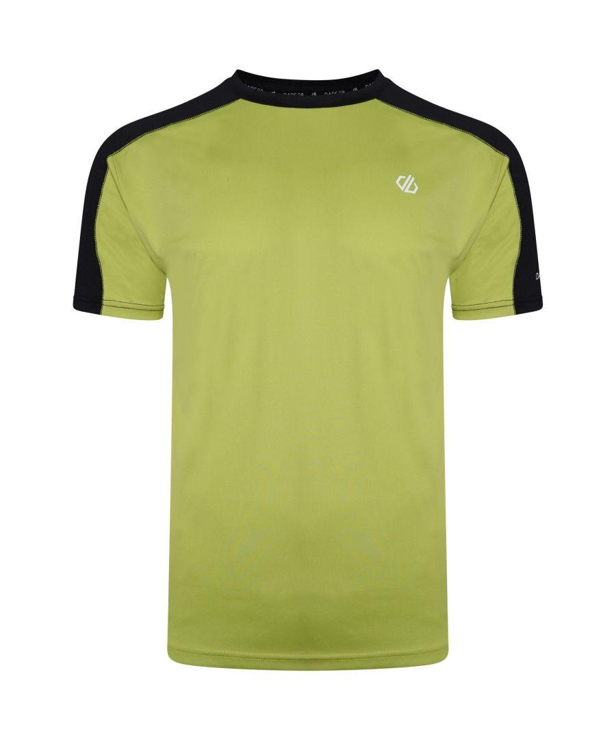 Image for Dare 2B Mens Discernible T-Shirt (Lime Green/Black)