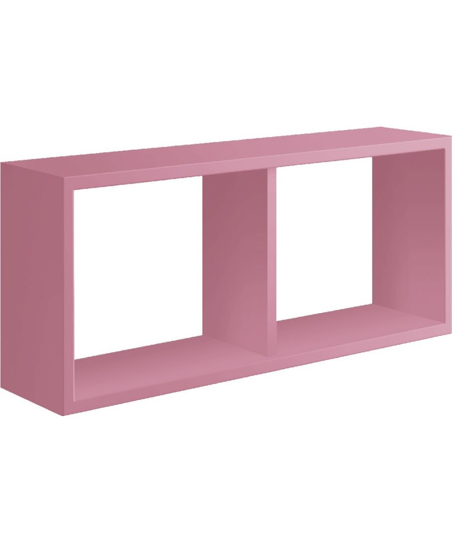 This shelf, modern and functional, is the perfect solution to keep your books and objects in order, furnishing your home in an original way. Thanks to its design is ideal for the living area, the sleeping area of the house and the office. Easy to clean and easy to assemble. Color: Pink | Product Dimensions: W70xD30xH15,5 cm | Material: MDF | Product Weight: 4 Kg | Packaging Weight: 4,9 Kg | Packaging Dimensions: W72xD32xH19,5 cm