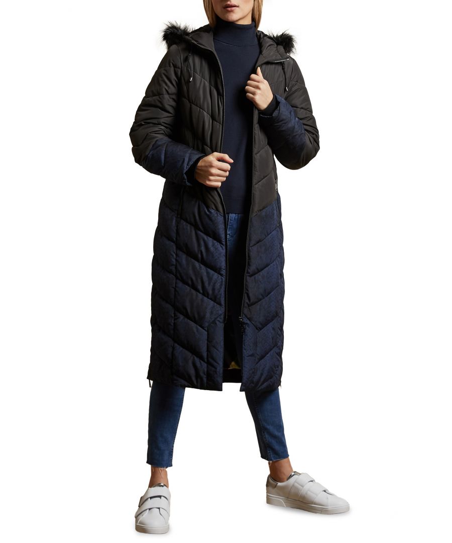 adaena elderflower padded packaway jacket