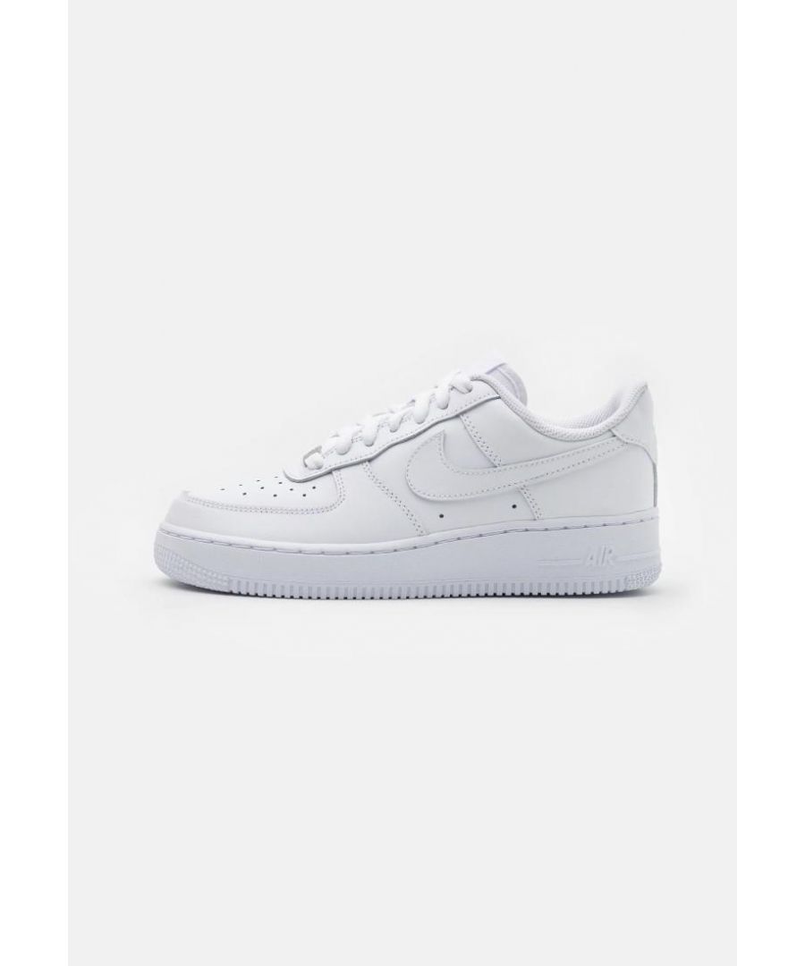 Nike Air Force 1 Mens Trainers White Leather - Size UK 8