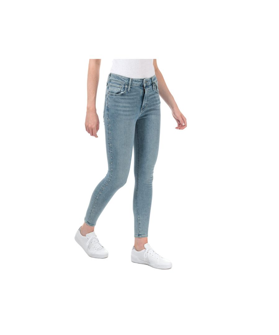 Image for Women's Levi's 721 High Rise Skinny Ankle Jeans in Light Blue