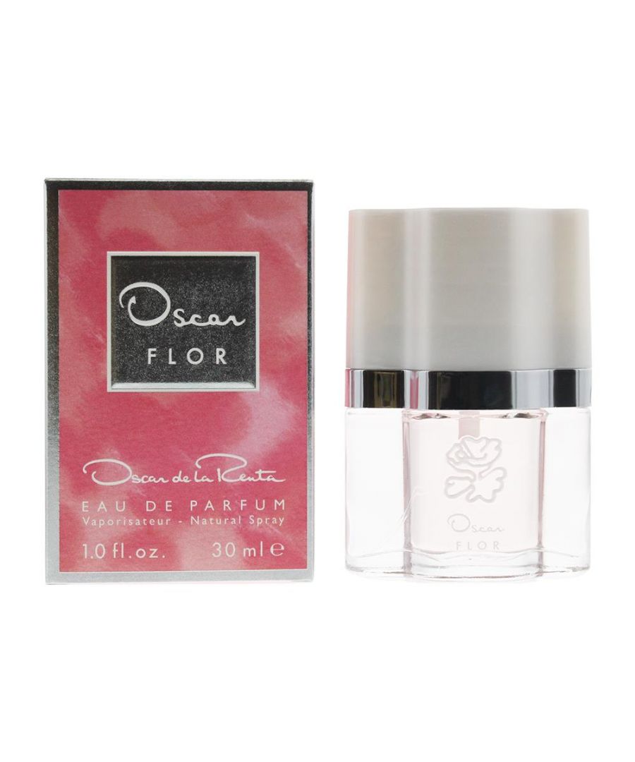 Oscar Flor by Oscar de la Renta is a floral fragrance for women. Top notes are neroli, lychee and ivy. Middle notes are pink jasmine, mango and peony. Base notes are musk, tonka bean and cassis. Oscar Flor was launched in 2015.