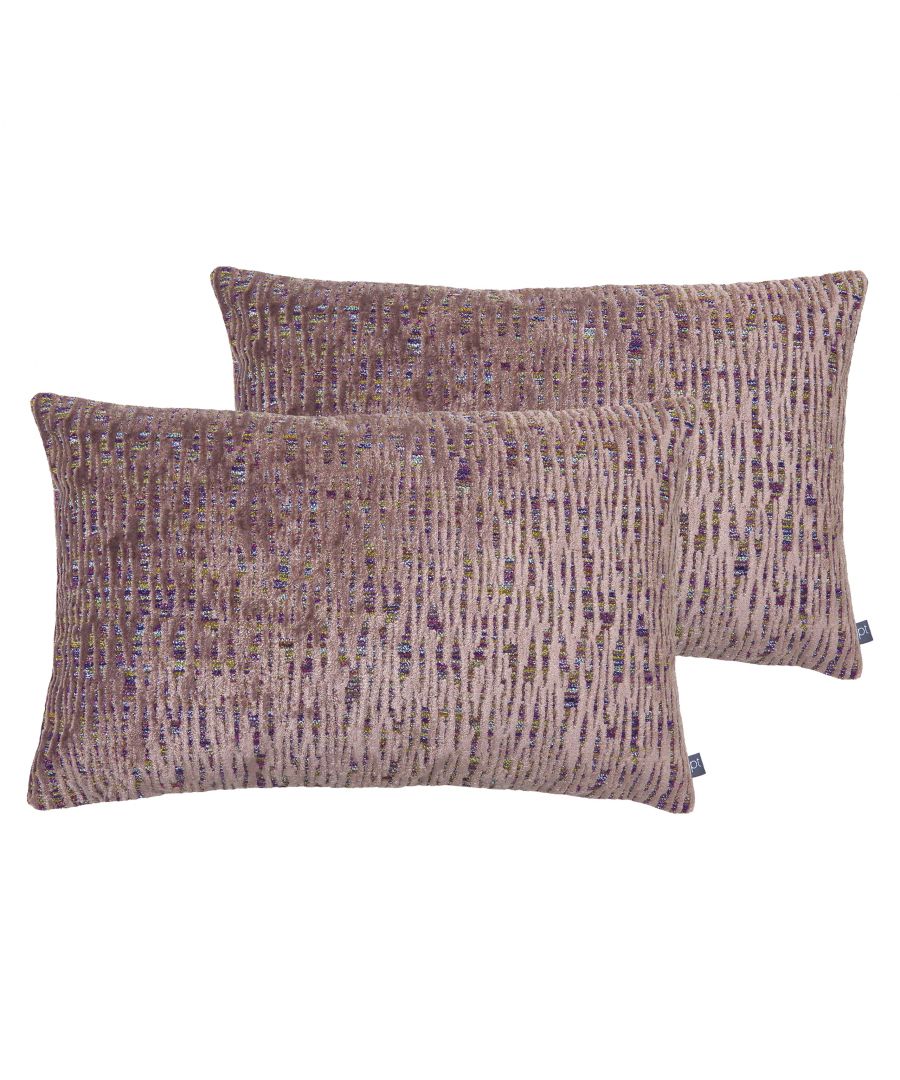This is a multi-toned, tweed-style cushion that erupts in a colour line of rich, warm mineral shades for décor with distinction. A lovely addition to your home.