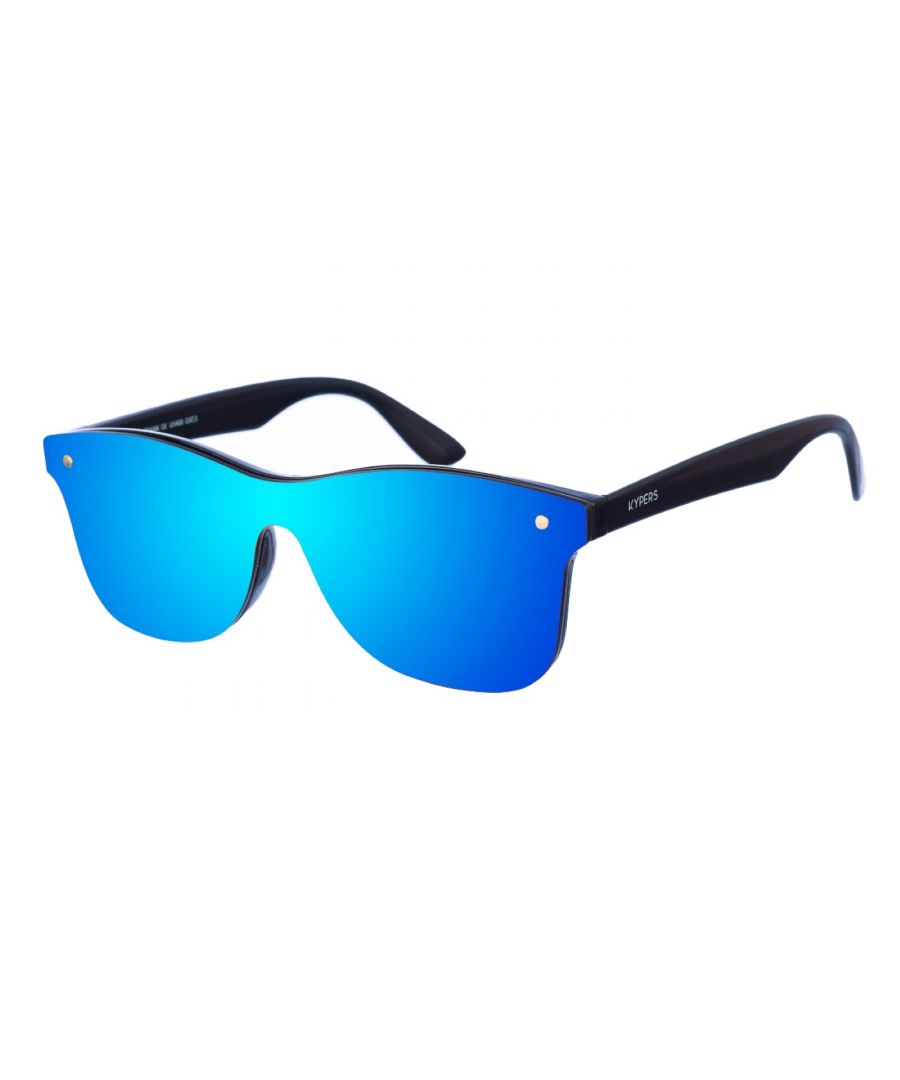 Kypers Unisex FRANK Oval Shape Nylon Sunglasses - Blue - One Size