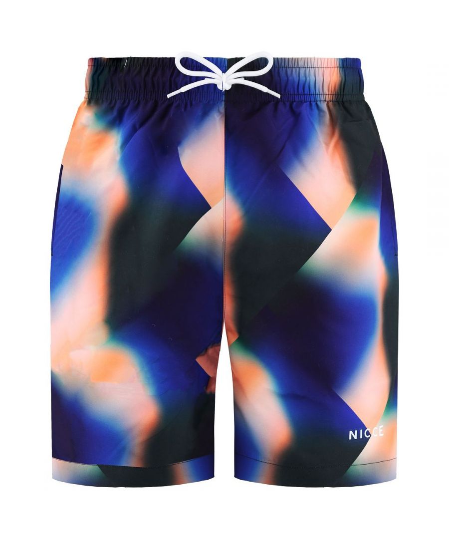 NICCE Paradise Mens Multicoloured Swim Shorts - Multicolour - Size Small