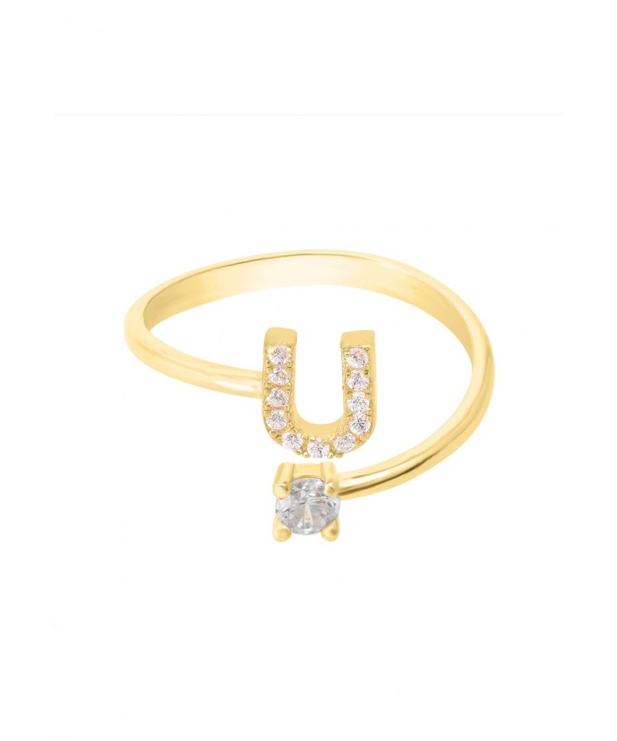 Image for Initial Ring Gold U
