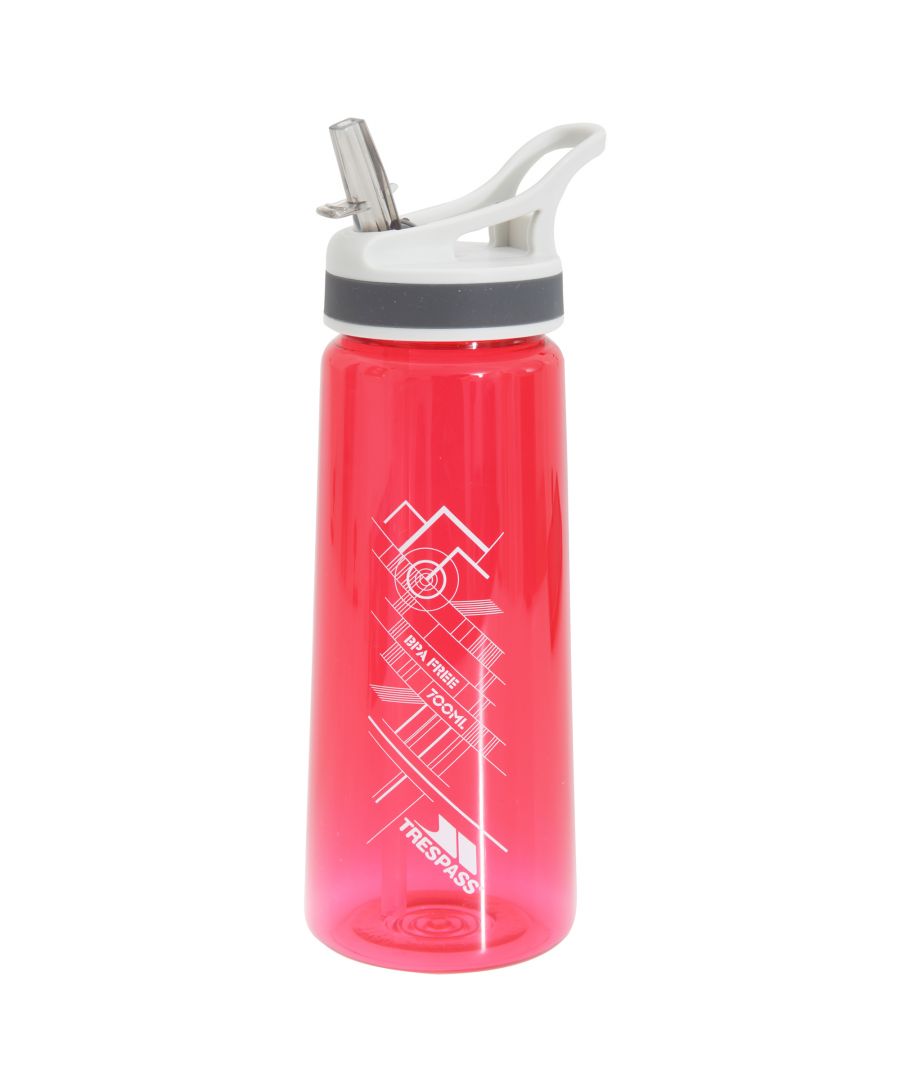 Tritan sports bottle. BPA free. Sports cap spout. Holds up to 700ml. 23cm x 8cm. Material: 100% plastic.