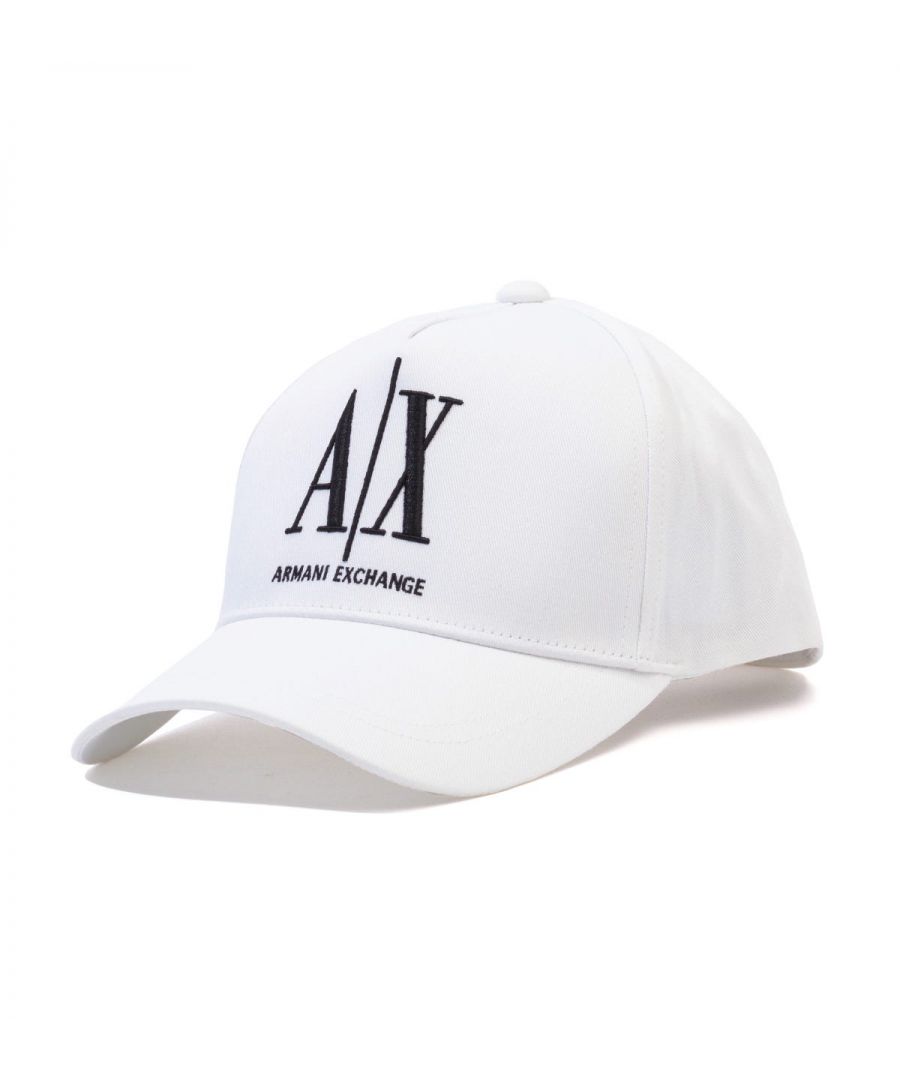 Image for Armani Exchange Icon Baseball Cap - White