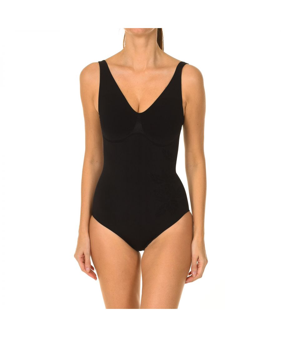 Intimidea Womenss chlorine and UV ray resistant shaping swimsuit 510199 - Black - Size Small/Medium